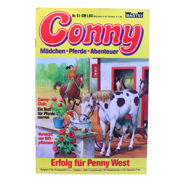 Conny Comic Nr. 91 1982 Bastei kaufen | Mädchen Pferde Comic Klassiker | hoppla-stuff.de